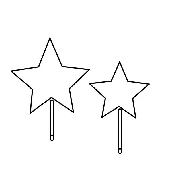 Szablon gwiazdki (pusty)