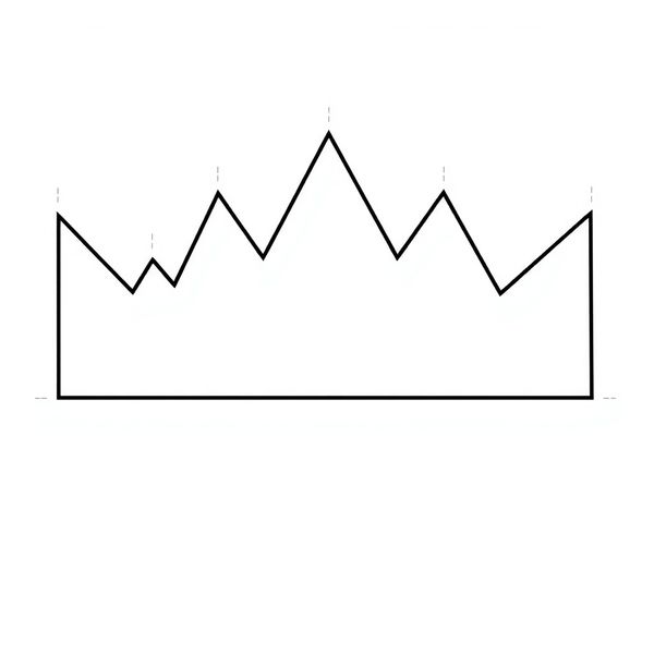 Szablon paska korony (pusty)