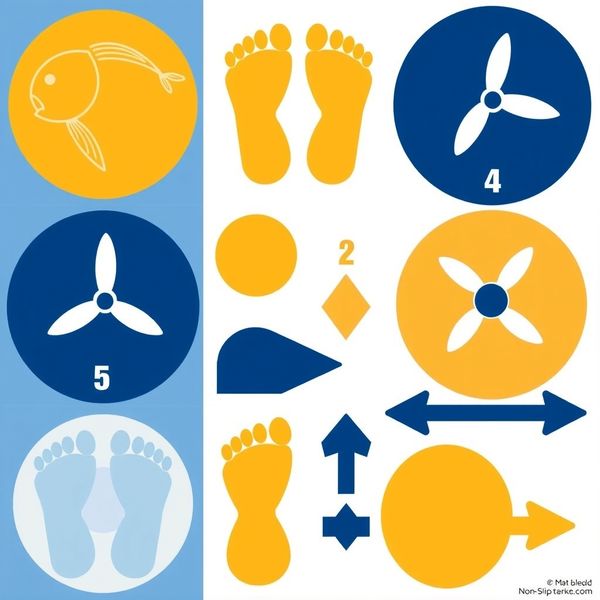 Szablony markerów podłogowych i strzałek trasy