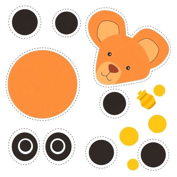 Arkusz z elementami do wycięcia (szablon)