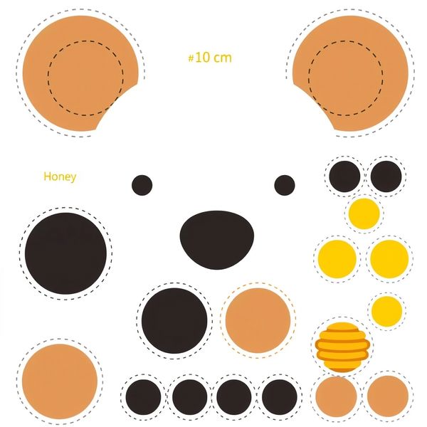 Arkusz z elementami do wycięcia (szablon)