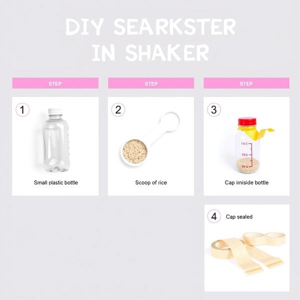 Szablon i instrukcja: prosty shaker (butelka z ryżem)