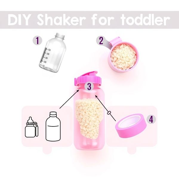 Szablon i instrukcja: prosty shaker (butelka z ryżem)