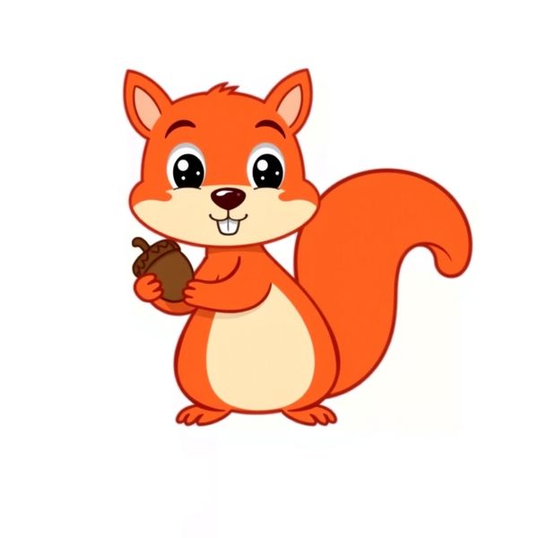 Karta: Wiewiórka — flashcard