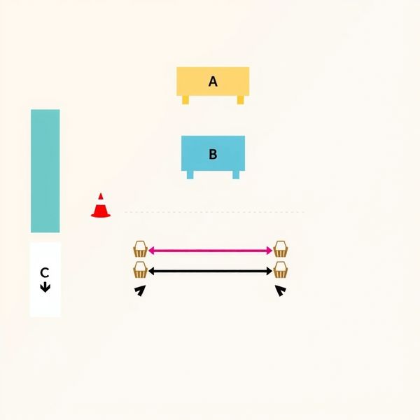 Plan rotacji stacji (widok z góry)