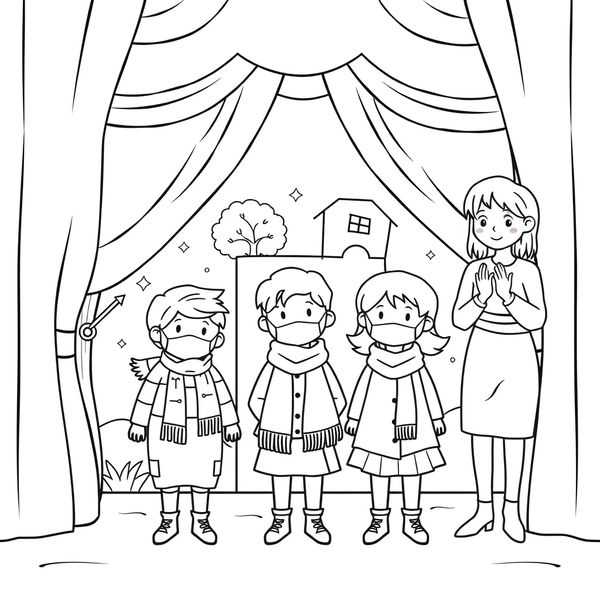 Kolorowanka — scena teatralna