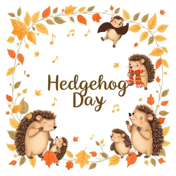 Plakat do sali — Dzień Jeża