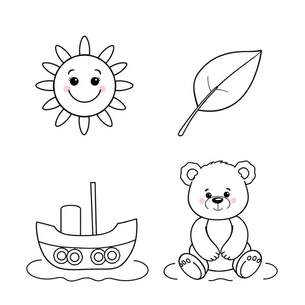 Kolorowanki — proste rysunki