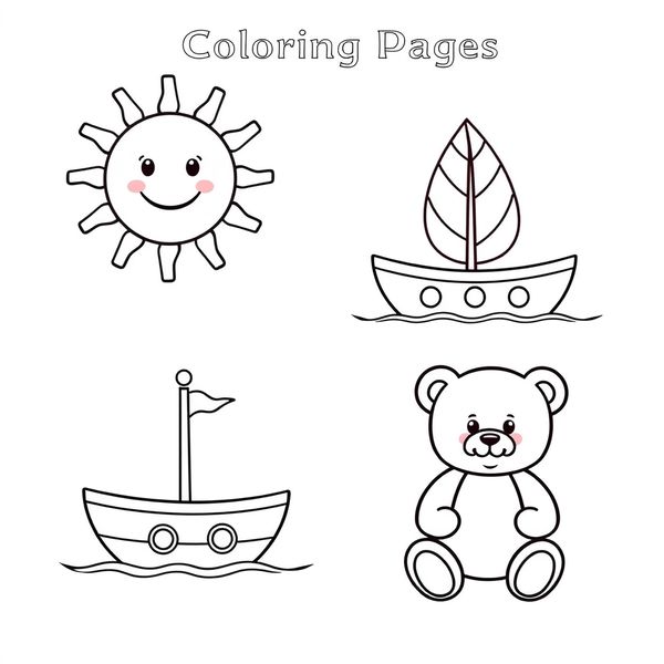 Kolorowanki — proste rysunki