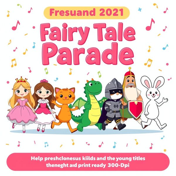 Plakat: Parada Postaci z Bajek