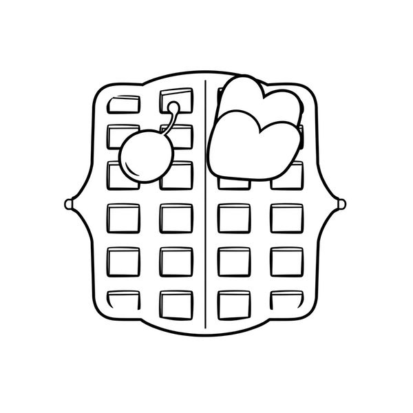 Kolorowanka: kontur gofra