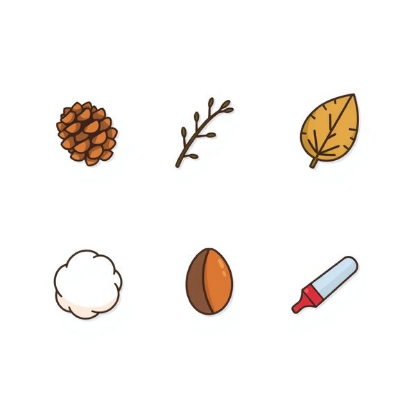 Ikony materiałów do etykiet