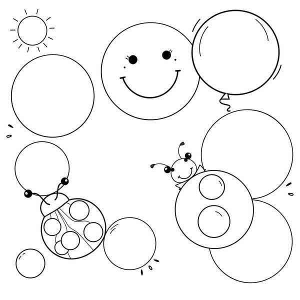 Kolorowanka: Kropki do kolorowania