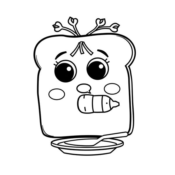 Kolorowanka — kanapka‑portret