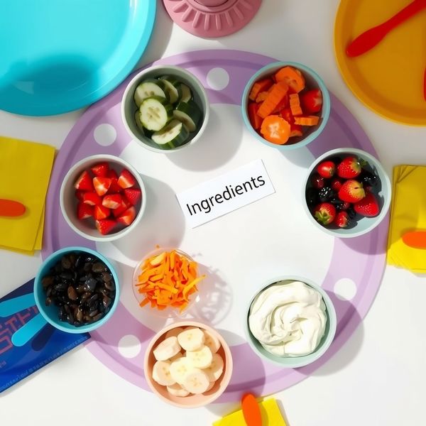 Rozłożone składniki na stanowisku