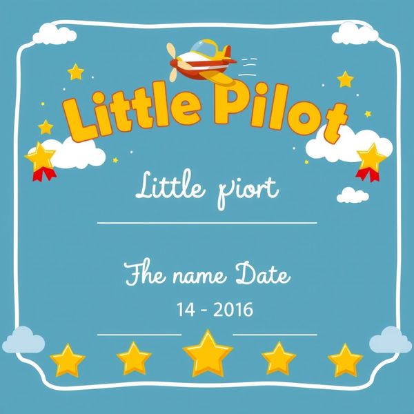 Dyplom 'Mały Pilot'