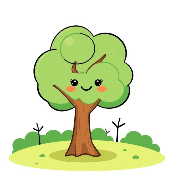 Duże drzewo — plakat powitalny