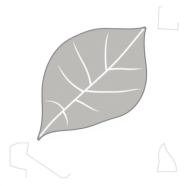 Szablon: Papierowy liść do wycięcia