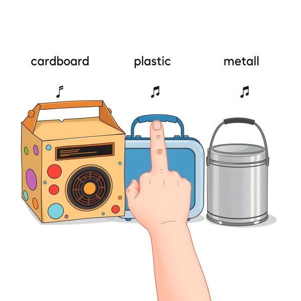 Porównanie materiałów — trzy 'radia'