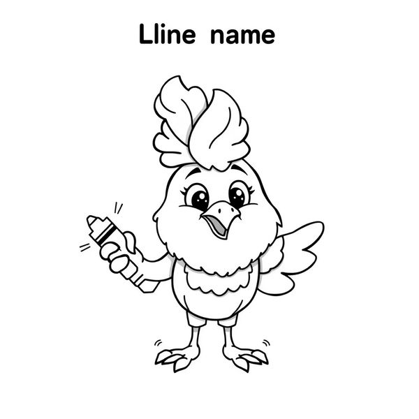 Kolorowanka — Piórko