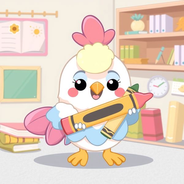 Piórko — maskotka Pisarza