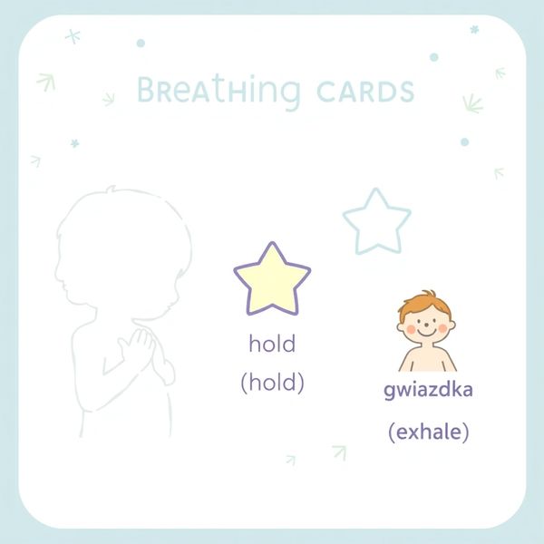 Karta uspokojenia - oddech 'gwiazdka'