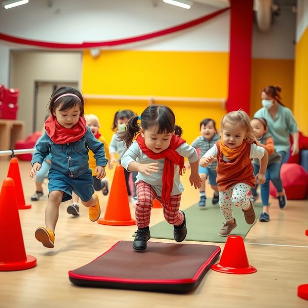 Dzieci na torze przeszkód - zdjęcie akcji