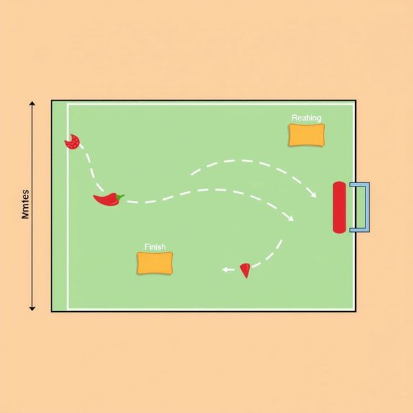 Plan toru przeszkód - schemat