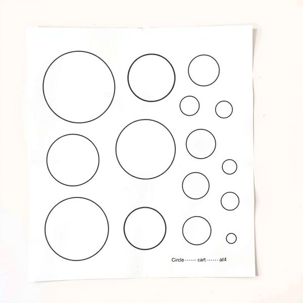 Arkusz kółek - okna i bąbelki