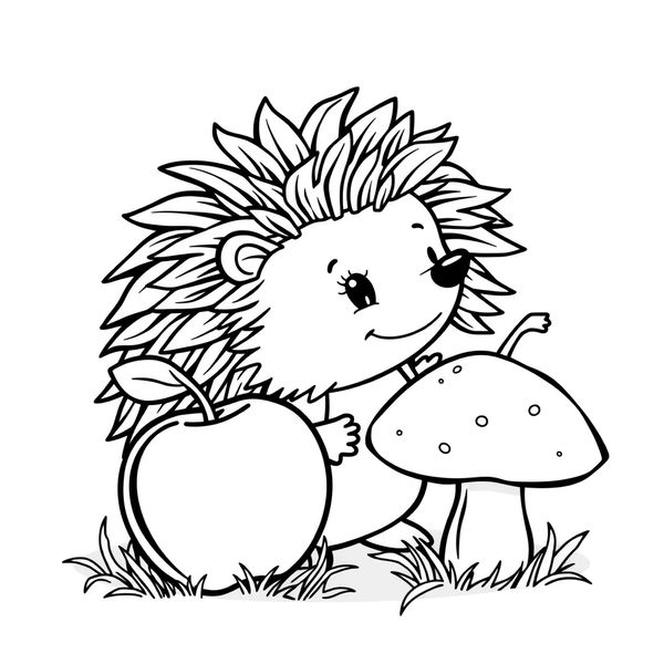 Kolorowanka – Jeż