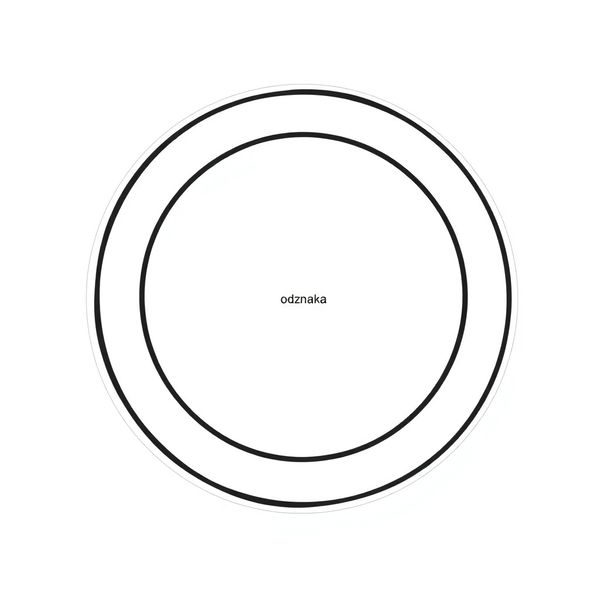 Szablon: koło odznaki (do wycięcia)