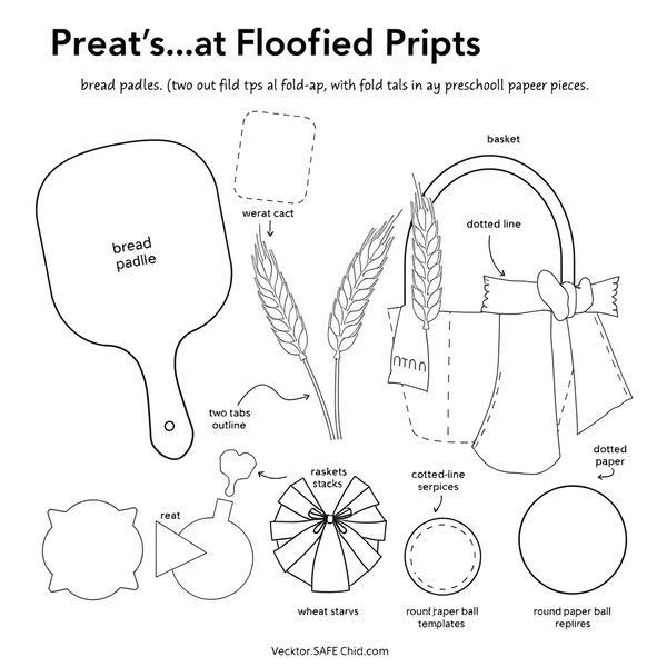 Szablony rekwizytów do wycięcia