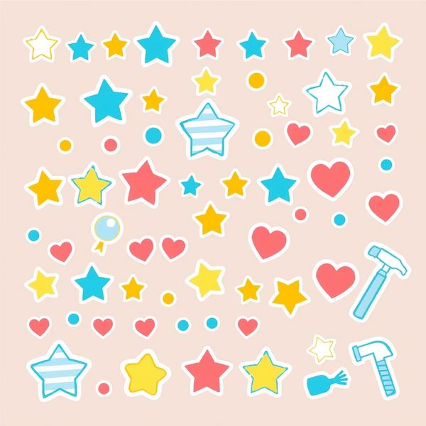 Arkusz naklejek dekoracyjnych