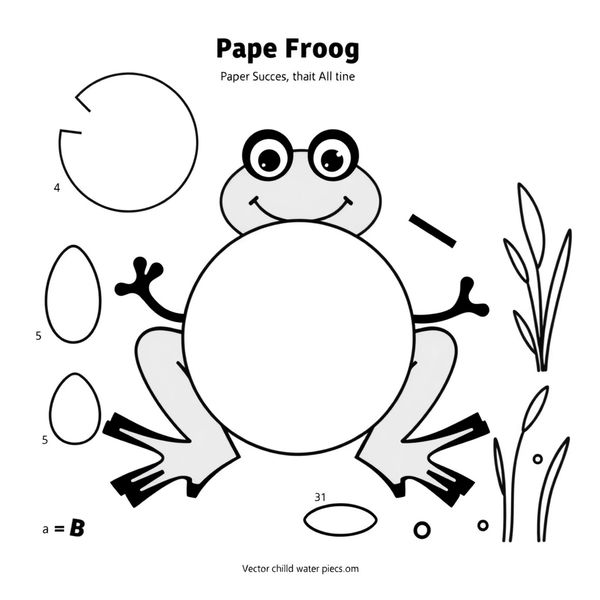 Szablony elementów żabki (do wycięcia)