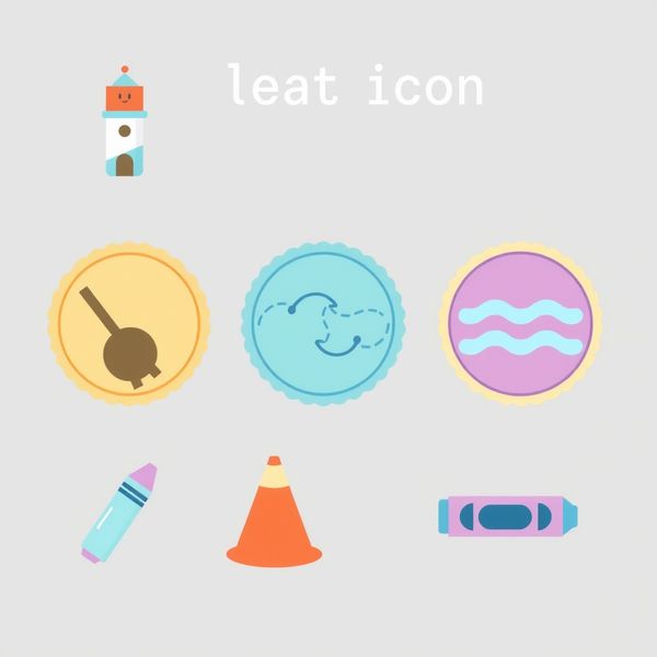 Zestaw ikon i elementów graficznych