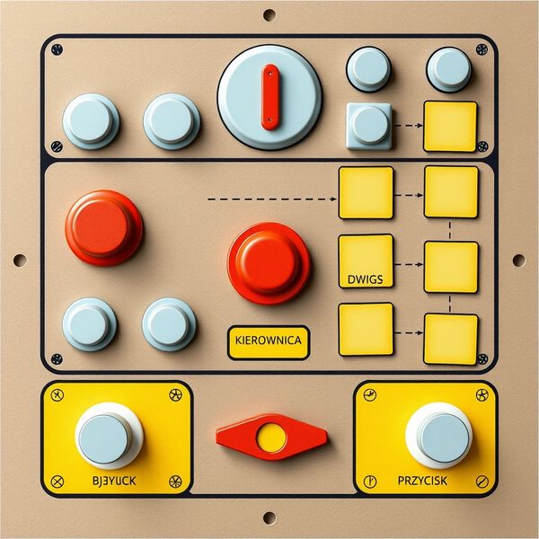 Panel kabiny maszynisty (szablon dotykowy)