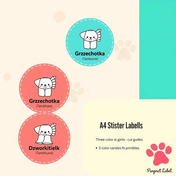 Metki/etykiety do instrumentów