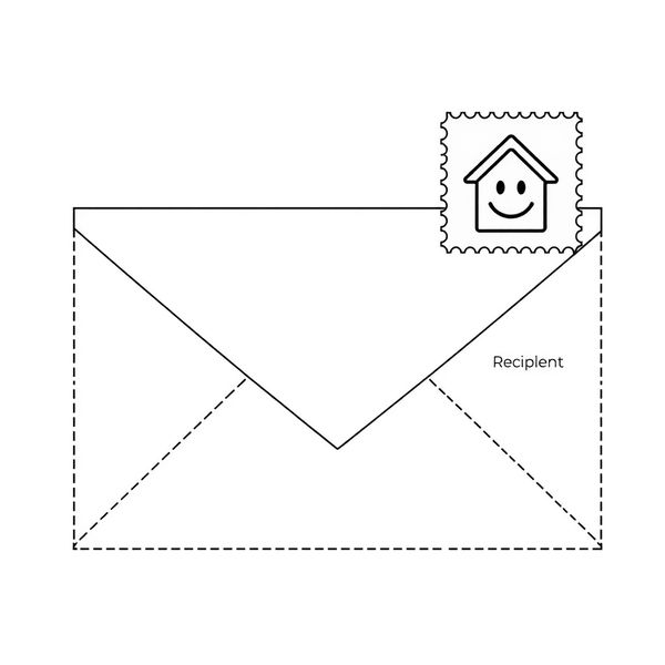 Szablon koperty do druku (A4)