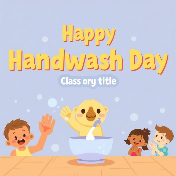 Baner zajęć — Dzień Mycia Rąk