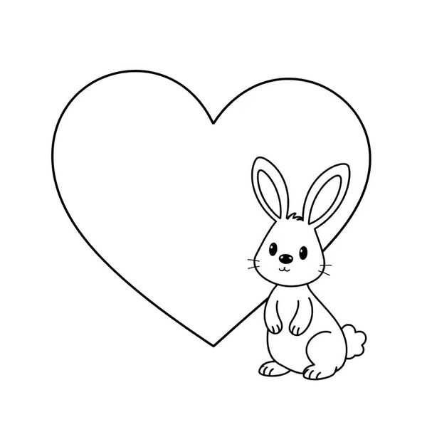 Strona do kolorowania: serduszko z pacynkami