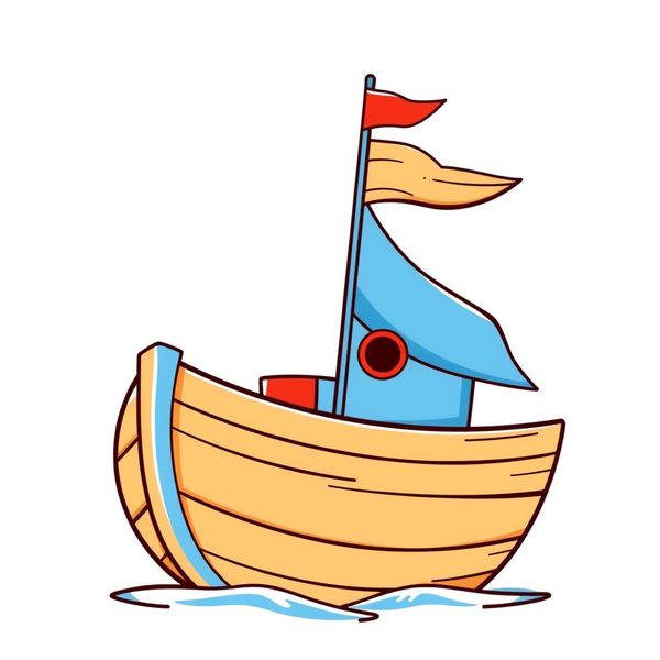 Karta obrazkowa: Łódka