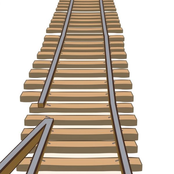 Tor kolejowy — ilustracja edukacyjna