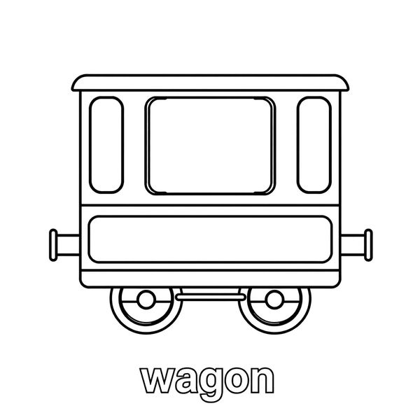 Wagon — kolorowanka