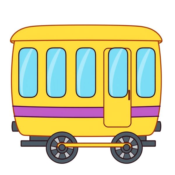 Wagon — ilustracja kolorowa