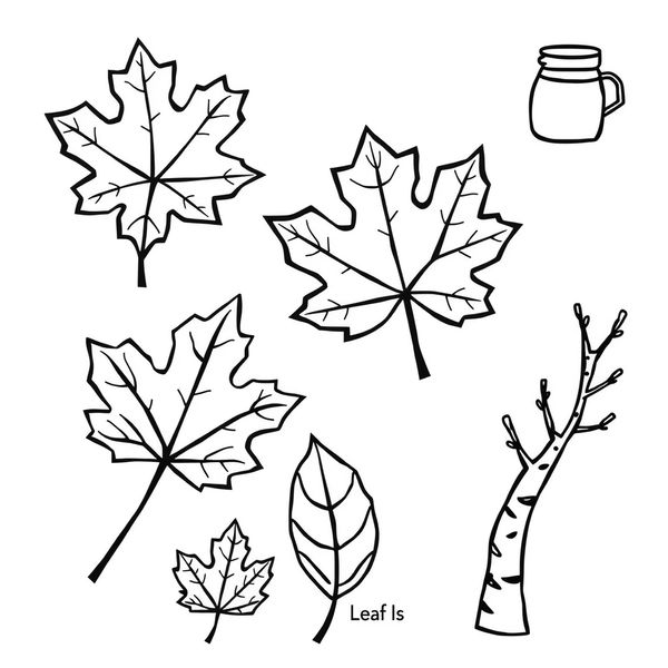 Szablony liści do druku