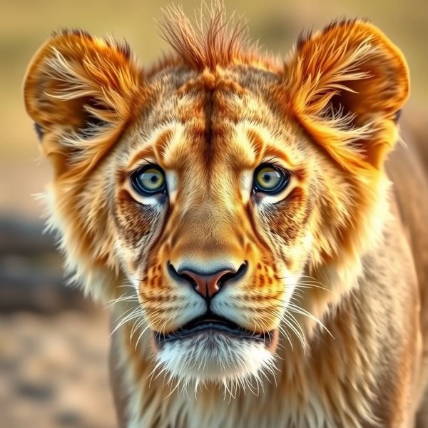 Zdjęcie lwa (realistyczne)