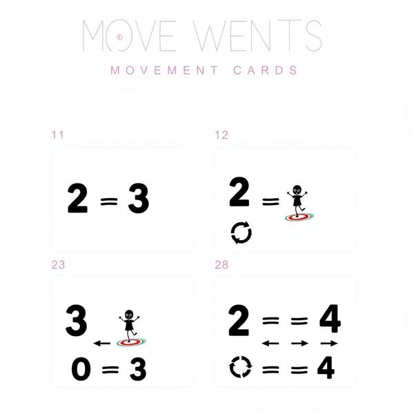 Karty poleceń do gry ruchowej (zestaw)