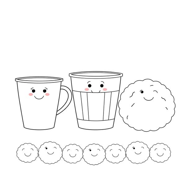 Kolorowanka — Kubeczki i pompony