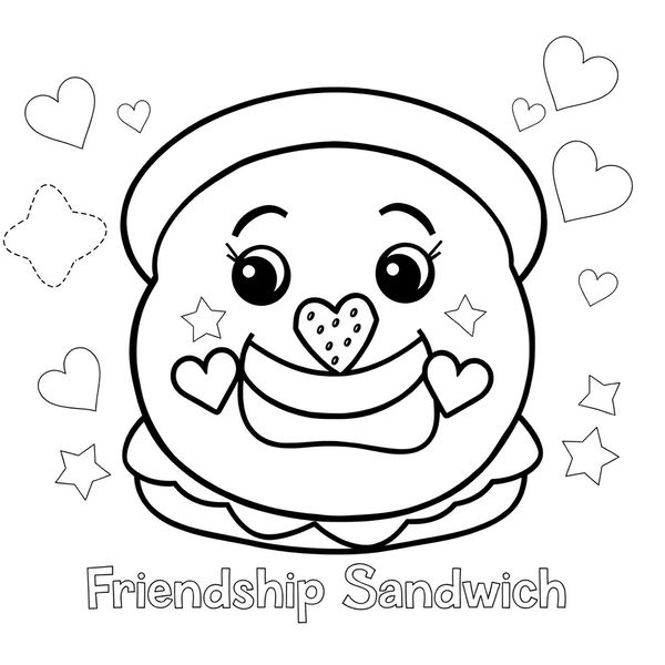 Kolorowanka — Owocowa buźka