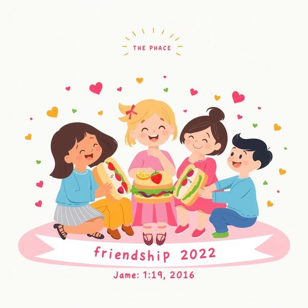 Plakat zachęcający — Dzień Przyjaźni